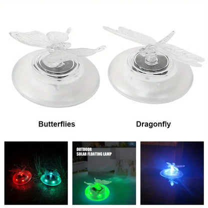 Solar Butterfly & Dragonfly Floating Light