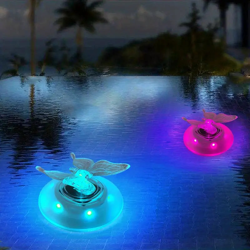 Solar Butterfly & Dragonfly Floating Light