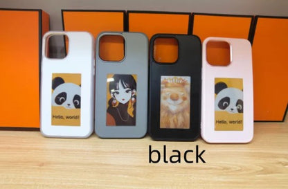 E-ink Screen Projection i-Phone Case