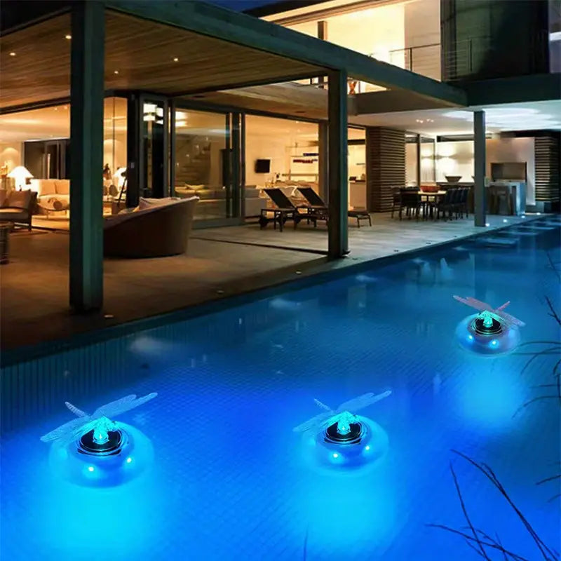 Solar Butterfly & Dragonfly Floating Light