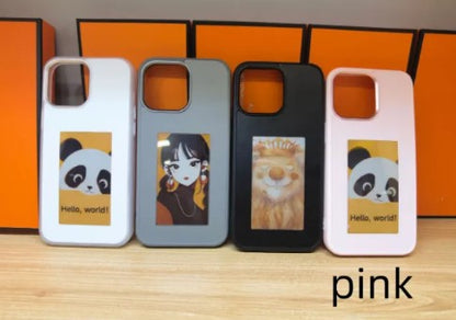 E-ink Screen Projection i-Phone Case