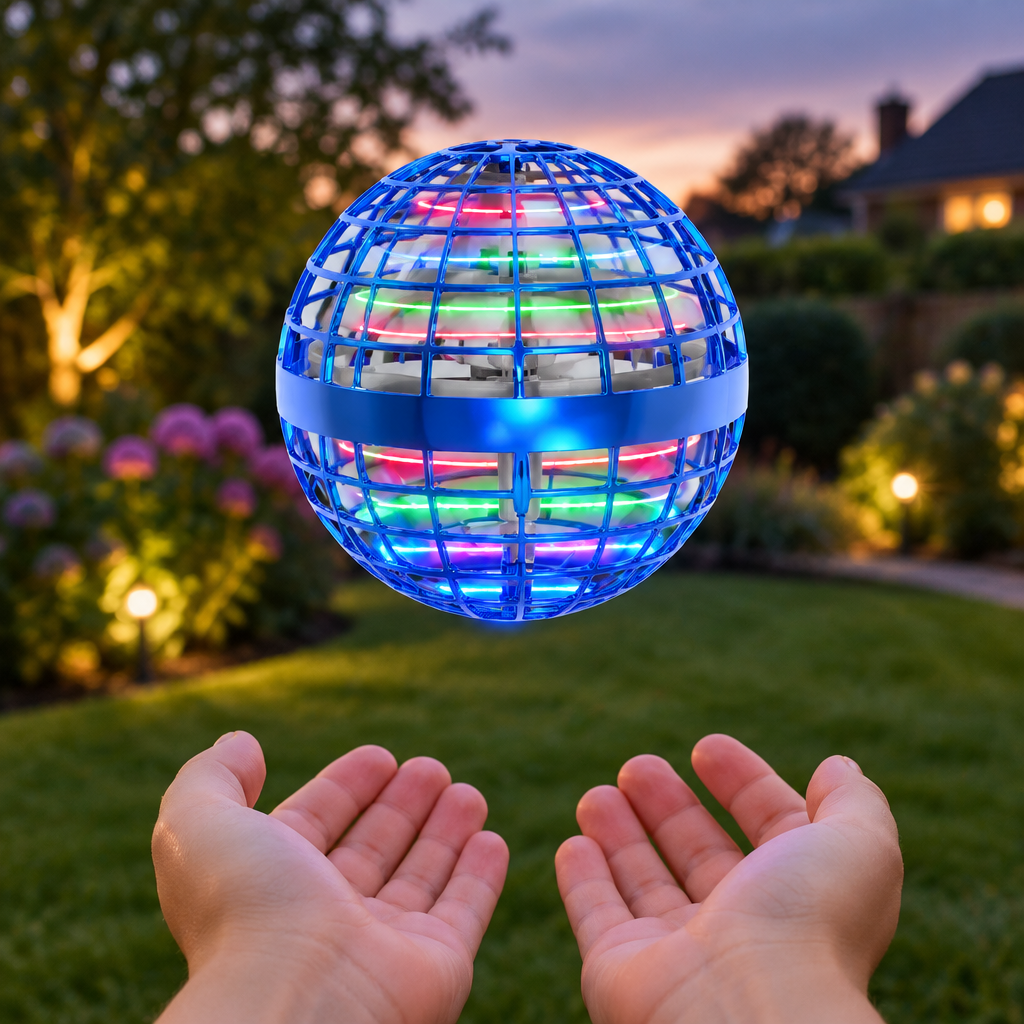 Blue Magic Gyro Flying Ball lifestyle image