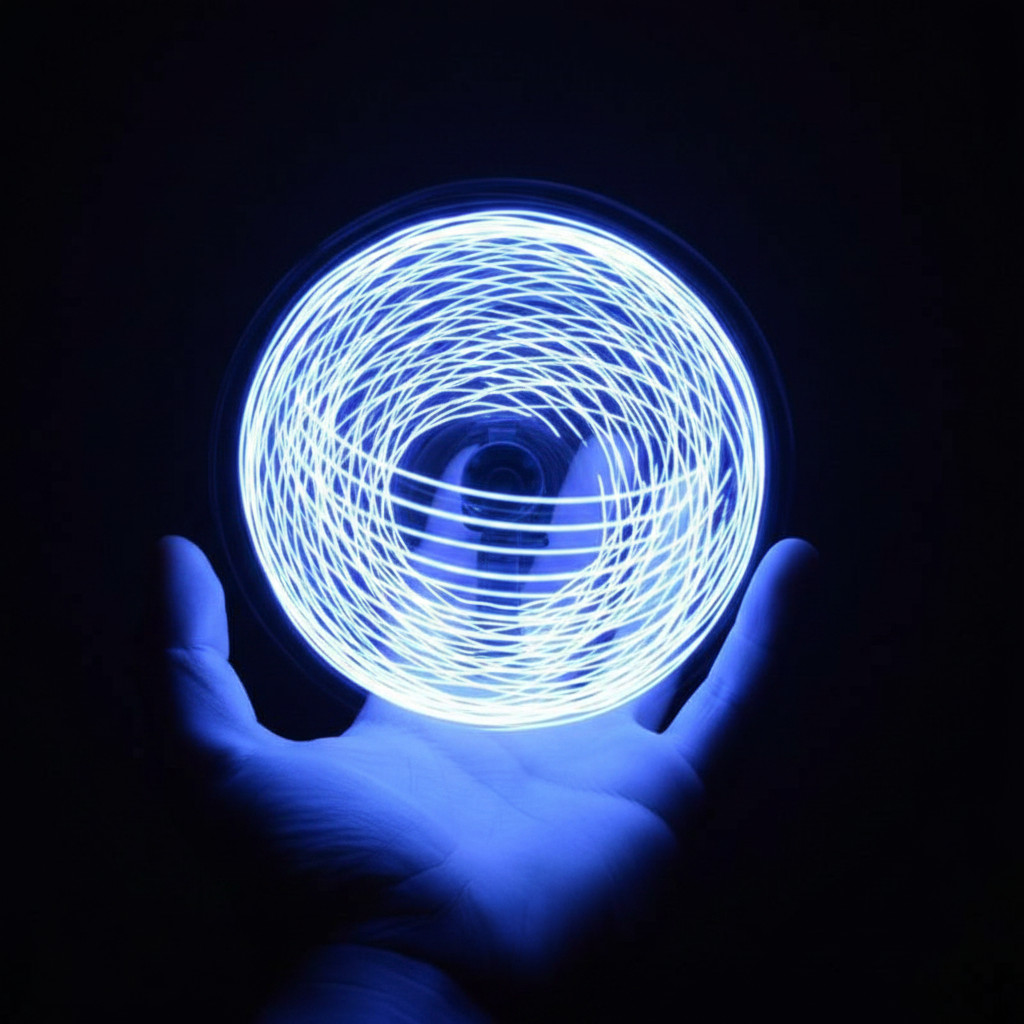 LED Rotating Floating Light Ball